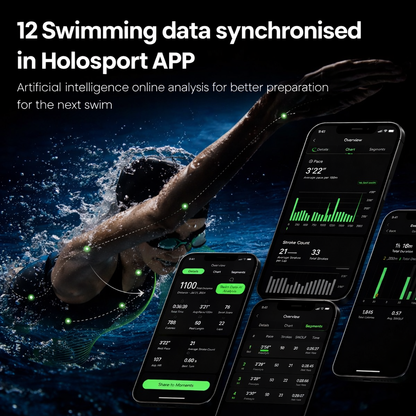 Smart Swim Goggles with Built-In Display – Track Every Move Underwater