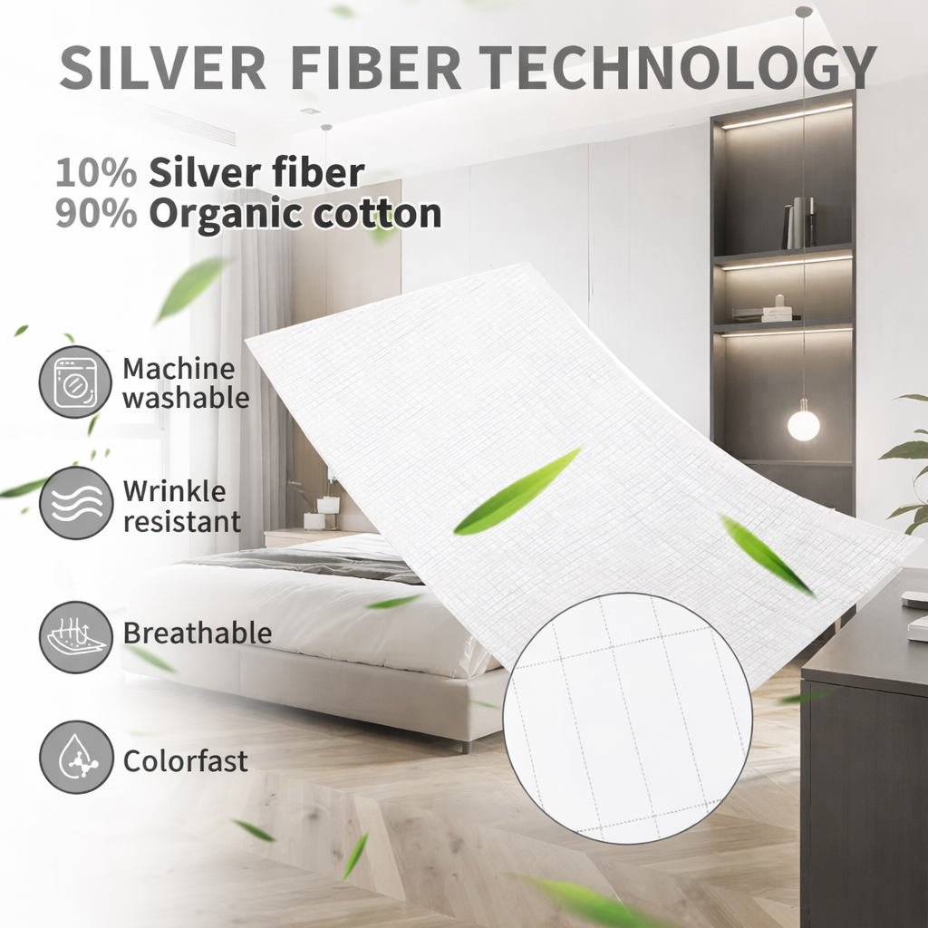 Natural Grounding Bed Sheet for Better Sleep & Daily Recovery