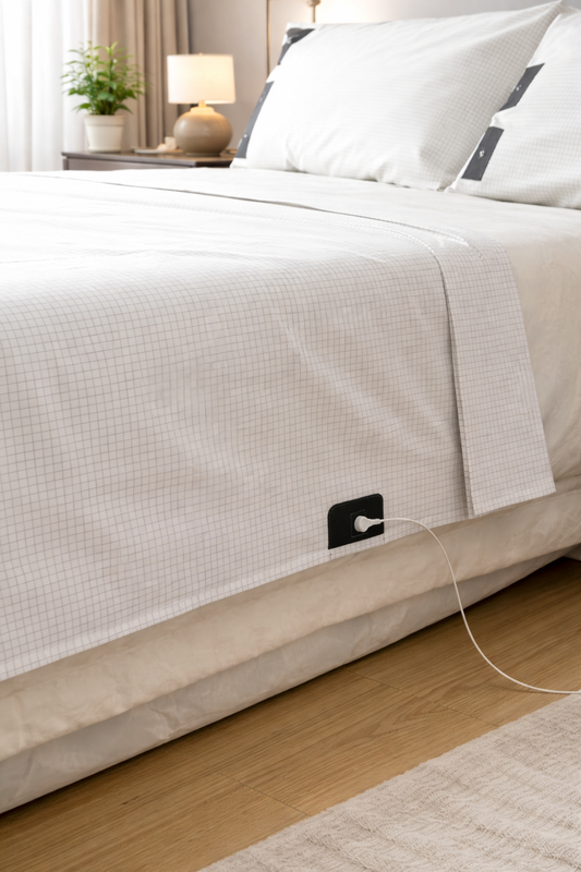 Natural Grounding Bed Sheet for Better Sleep & Daily Recovery