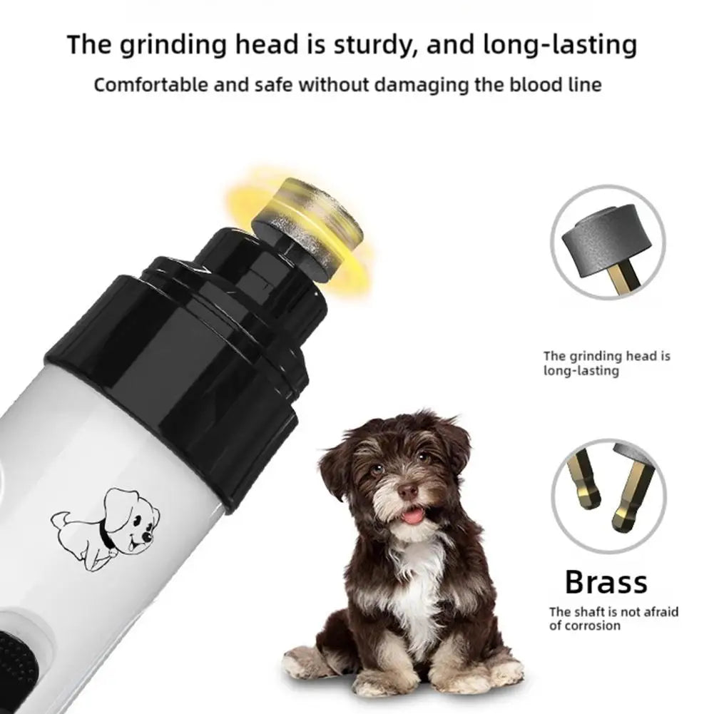 Rechargeable Pet Nail Grinder – Easy Nail Trimming for Dogs & Cats