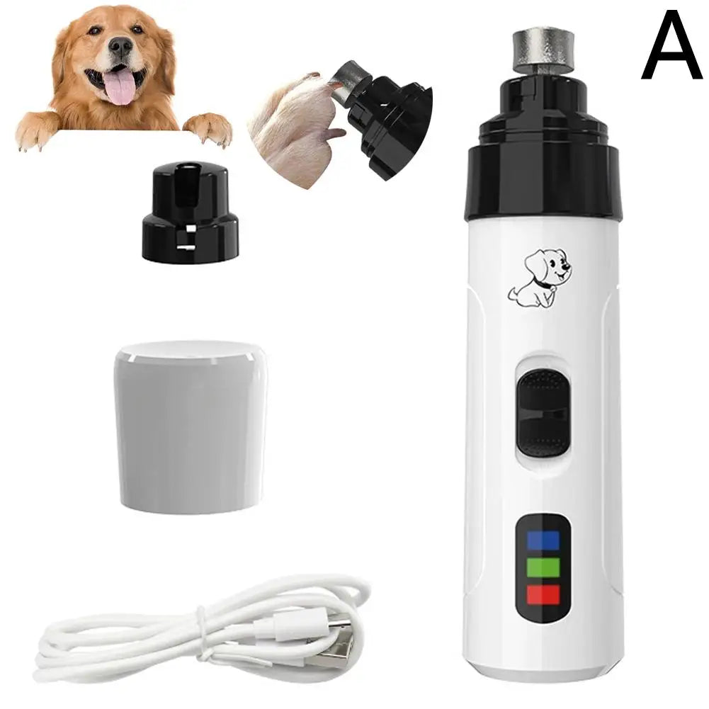 Rechargeable Pet Nail Grinder – Easy Nail Trimming for Dogs & Cats