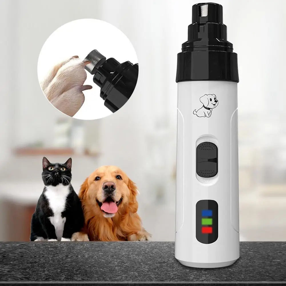 Rechargeable Pet Nail Grinder – Easy Nail Trimming for Dogs & Cats