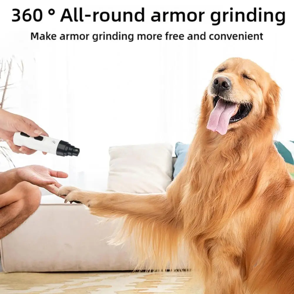 Rechargeable Pet Nail Grinder – Easy Nail Trimming for Dogs & Cats